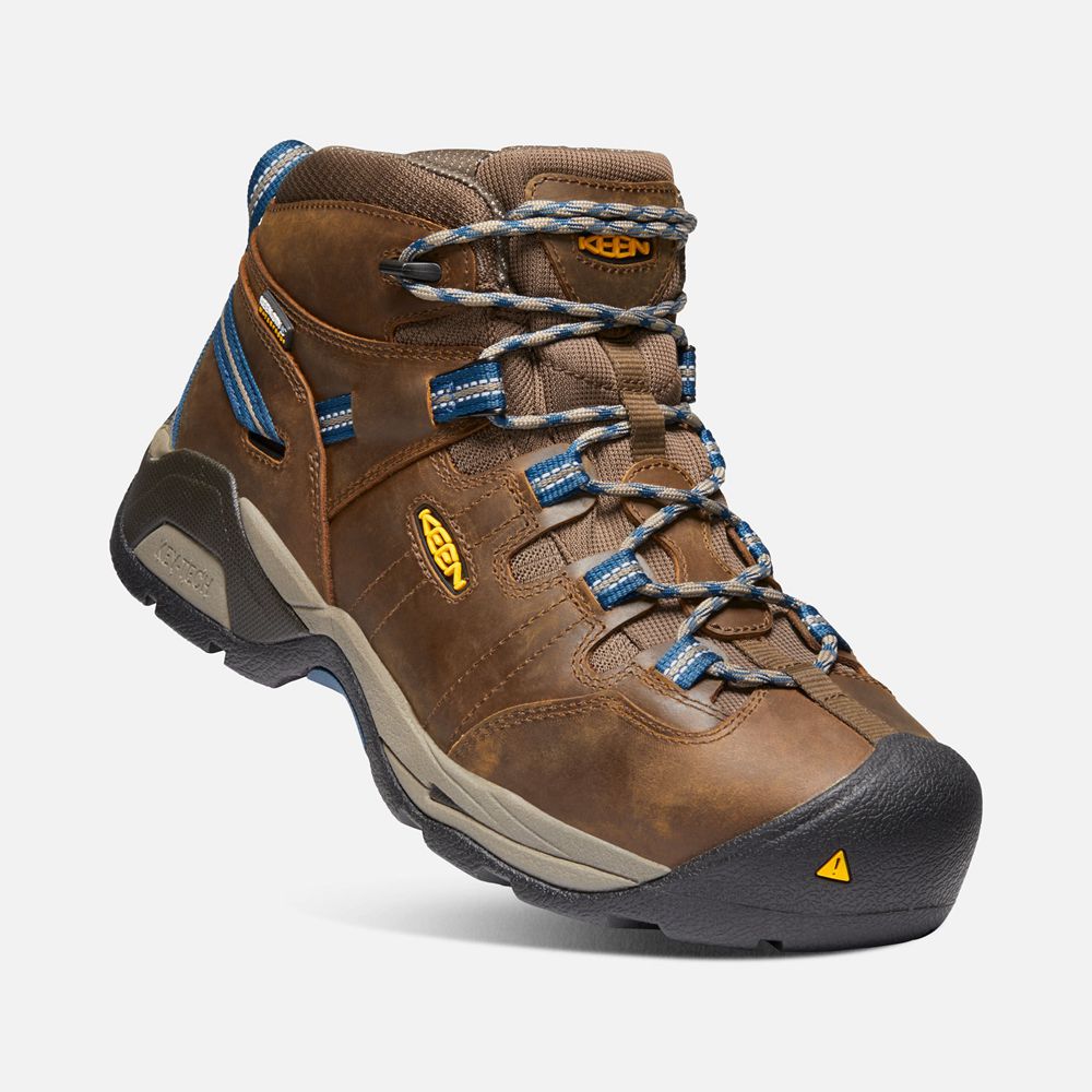 Keen Laarzen Heren Bruin - Detroit Xt Waterproof (Steel Toe) - 34590-VHIK